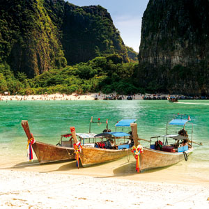 Thai beach scene
