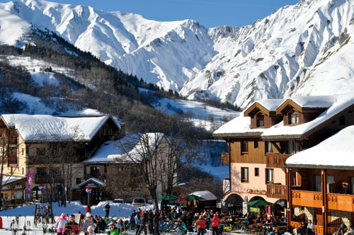 st martin de belleville, french ski resort