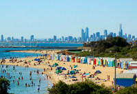 View of a beach in Australia