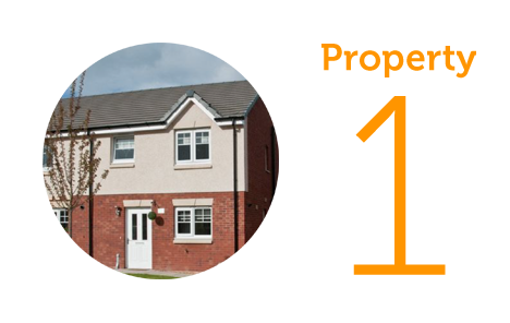 Property 1: Three-bed end of terrace house in Alloa