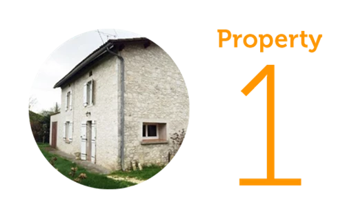 Property 1: Three-bedroom stone property in Bergerac