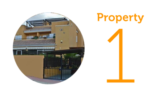 Property 1: Three bed townhouse in Los Gallardos