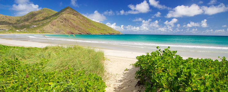 Beach on Saint Kitts