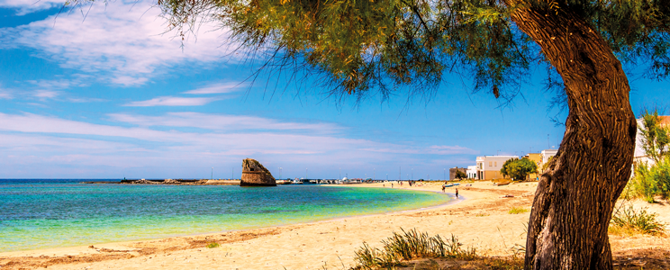 Beach in italy