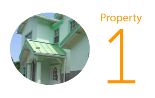 Property 1: Four-bed villa in Laborie
