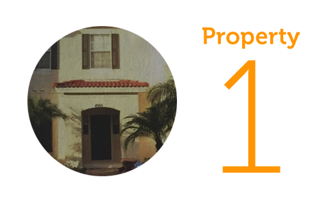 Property 1: Three-bedroom townhouse in Kissimmee