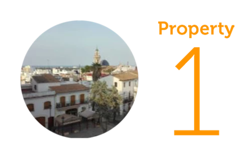 Property 1: Three-bedroom townhouse in San Roc