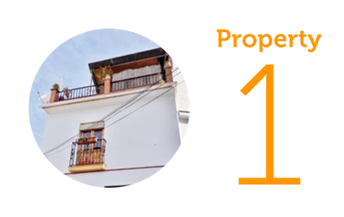 Property 1: Three-bedroom townhouse in Velez Malaga