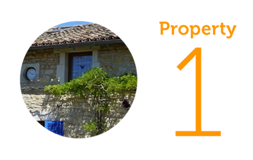 Property 1: Two-bedroom farmhouse in Vouleme