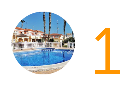 Property 1: Two-bedroom townhouse in Cabo Roig