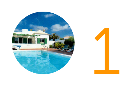 Property 1: Three-bedroom villa in Playa Blanca