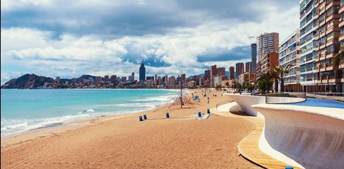 Benidorm beach