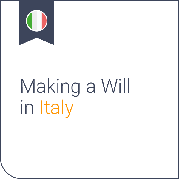 Making a will in Italy