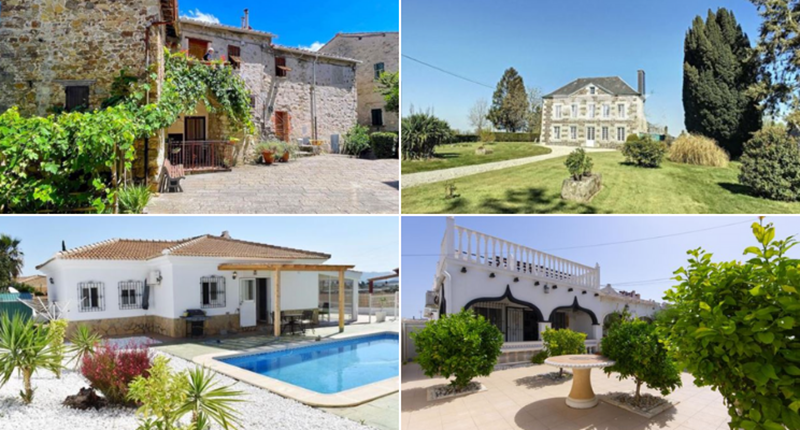 The most viewed properties on a place in the sun website