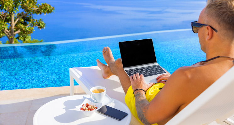 Working remotely in your holiday home abroad