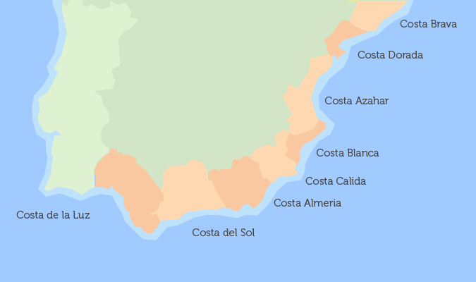 Donde esta la costa dorada