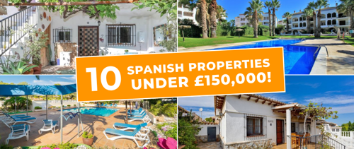 Properties in Spain for under £150,000!