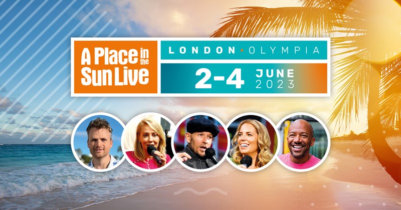 Who are the presenters at A Place in the Sun Live London 2023