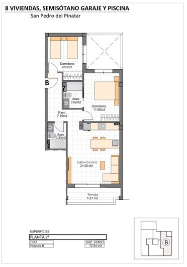 Image No.11-2 Bed Apartment for sale