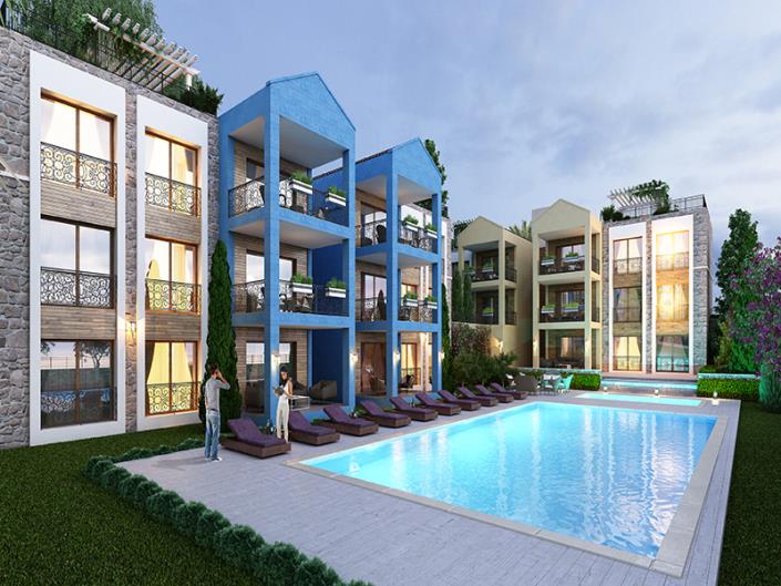 Image No.1-Appartement de 2 chambres à vendre à Bodrum