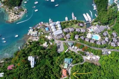 St-Lucia-Homes---Villa-Papillon---Aerial-Land