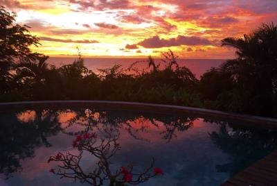 St-Lucia-Homes-Real-Estate-Villa-Susanna-Pool-Sunset-View-850x570