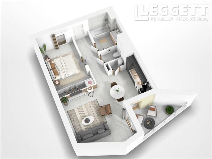 Image No.4-Appartement de 1 chambre à vendre à Nice