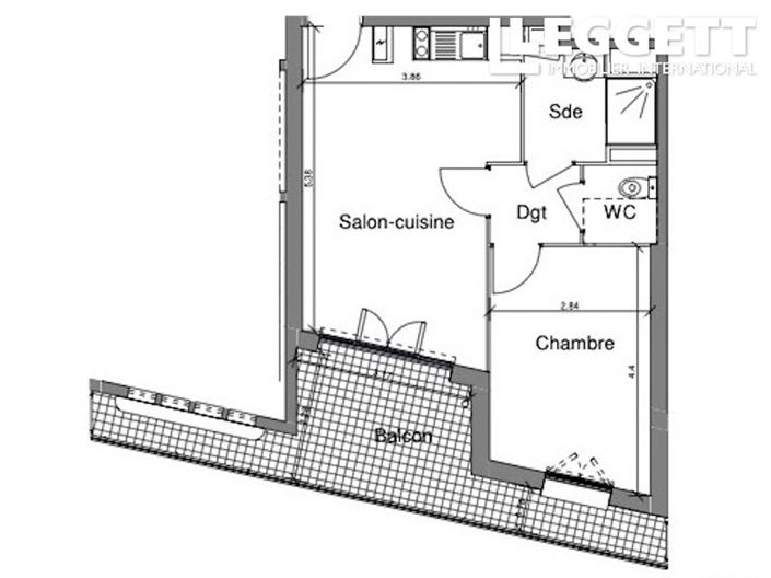 Image No.2-Appartement de 1 chambre à vendre à Toulon