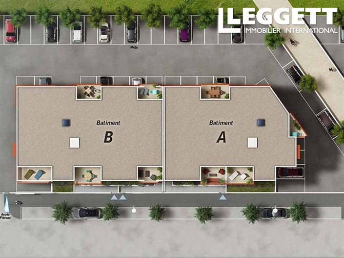 Image No.2-Appartement de 1 chambre à vendre à Perpignan