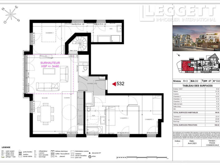 Image No.4-3 Bed Apartment for sale