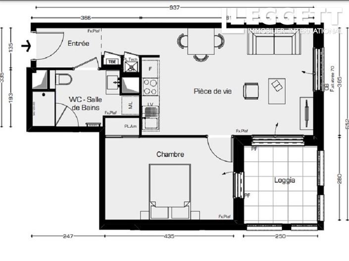 Image No.3-Appartement de 1 chambre à vendre à Lyon