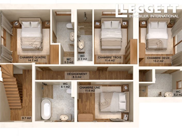 Image No.8-Maison de 4 chambres à vendre à Saint-Martin-de-Belleville