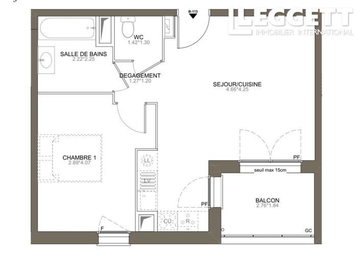 Image No.6-Appartement de 1 chambre à vendre à Les Herbiers