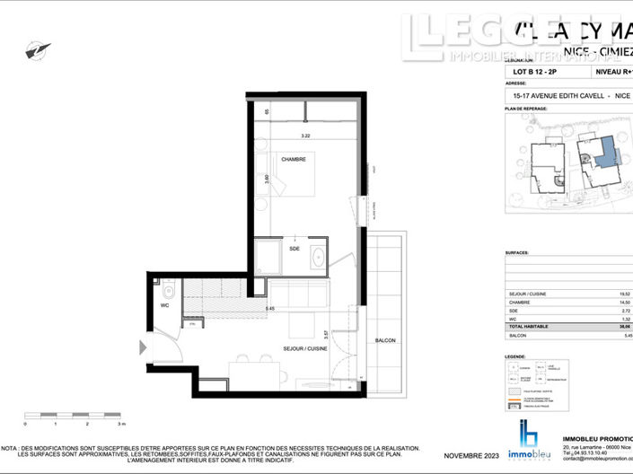 Image No.8-Appartement de 1 chambre à vendre à Nice
