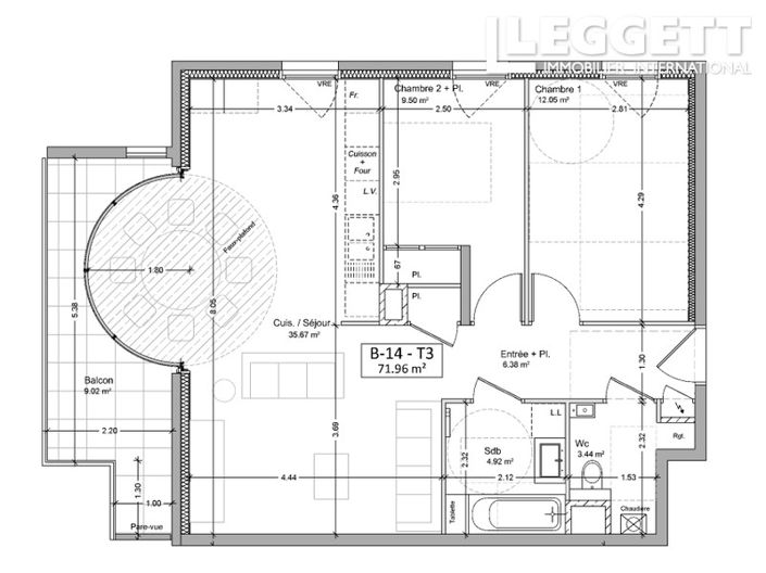 Image No.6-Appartement de 2 chambres à vendre à Divonne-les-Bains