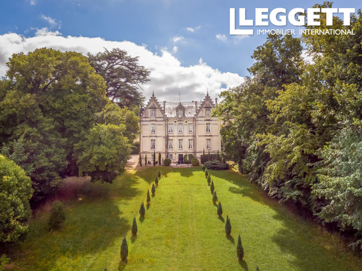 Image No.1-Châteaux de 9 chambres à vendre à Mirambeau