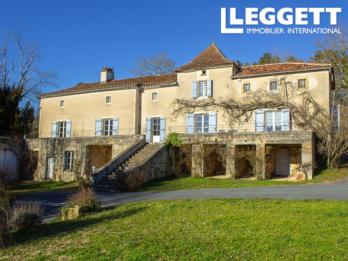 Image No.1-Châteaux de 10 chambres à vendre à Puy-l'Eveque