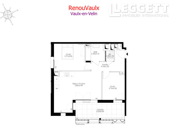 Image No.6-Appartement de 2 chambres à vendre à Vaulx-en-Velin