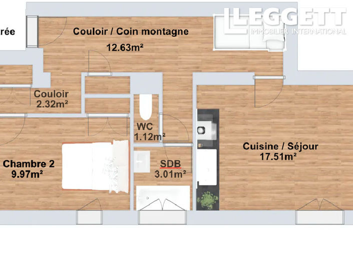 Image No.10-Appartement de 2 chambres à vendre à Les Gets