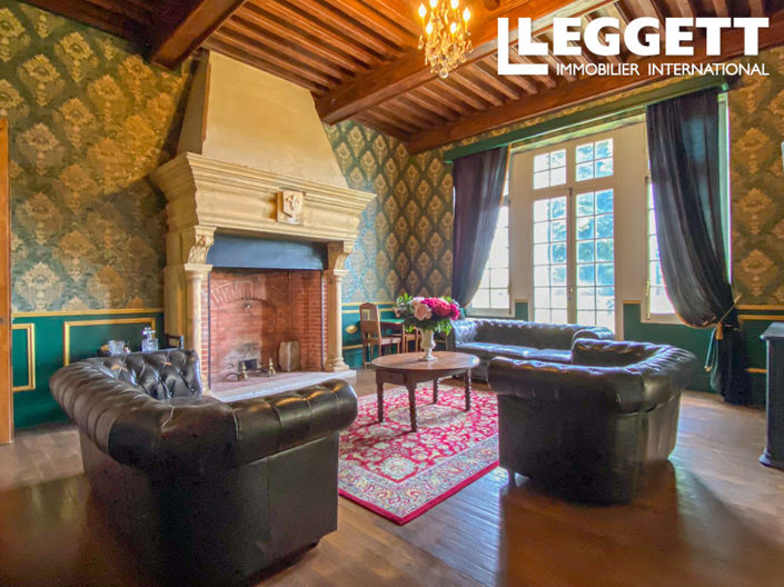 Image No.5-Châteaux de 12 chambres à vendre à Marcilloles