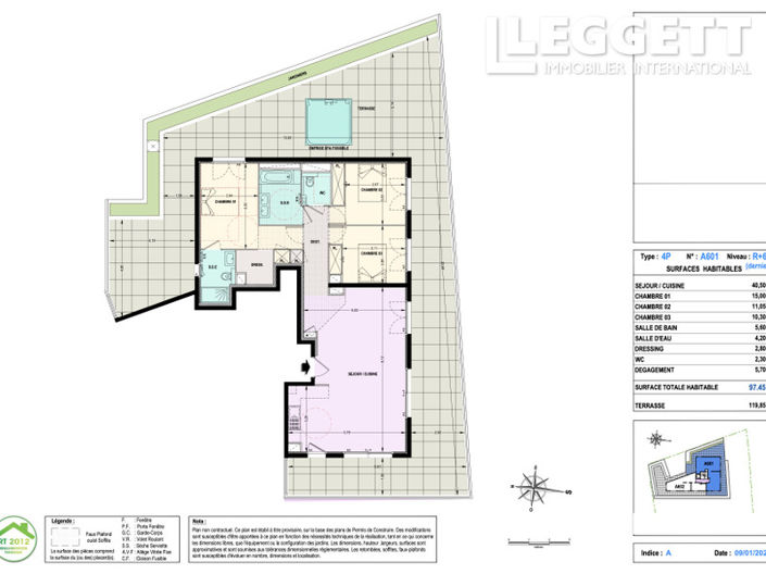 Image No.10-Appartement de 3 chambres à vendre à Le Cannet