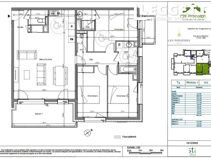 Image No.3-Appartement de 3 chambres à vendre à Séez