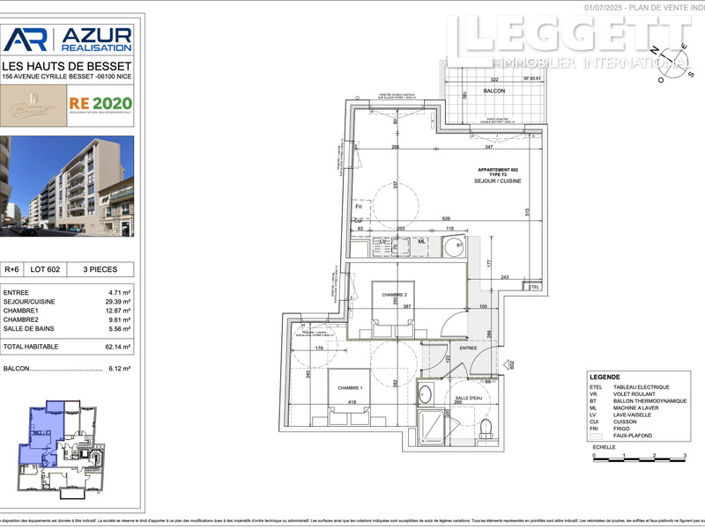 Image No.5-Appartement de 2 chambres à vendre à Nice