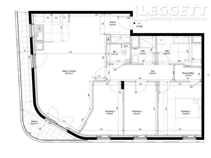 Image No.10-Appartement de 3 chambres à vendre à Issy-les-Moulineaux