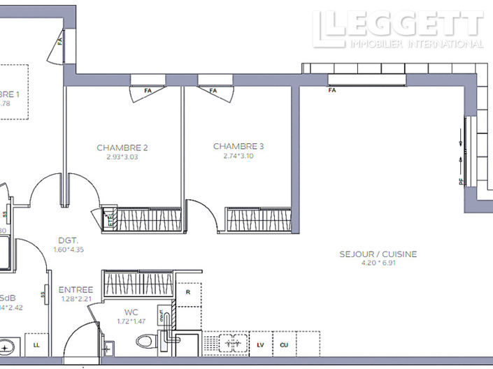 Image No.5-Appartement de 3 chambres à vendre à Evian-les-Bains
