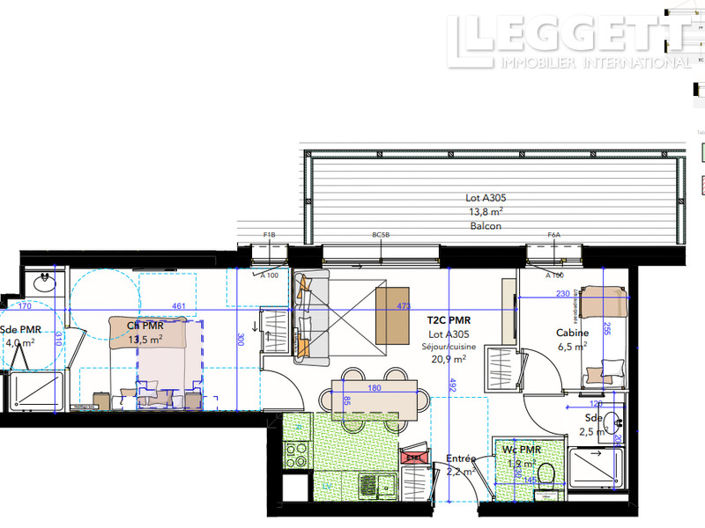 Image No.3-Appartement de 2 chambres à vendre à La Plagne