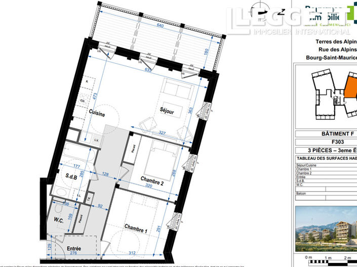 Image No.3-Appartement de 2 chambres à vendre à Bourg-Saint-Maurice