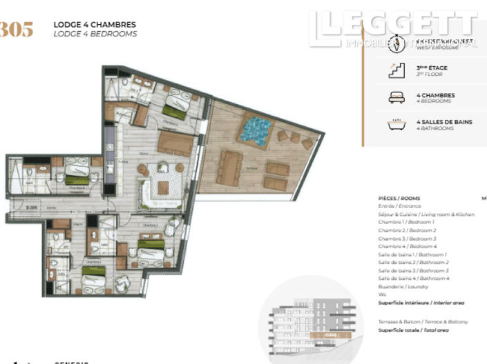 Image No.2-Apartamento con 4 dormitorios en venta