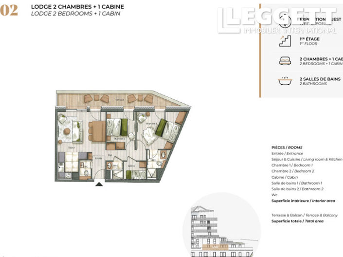 Image No.4-2 Bed Apartment for sale