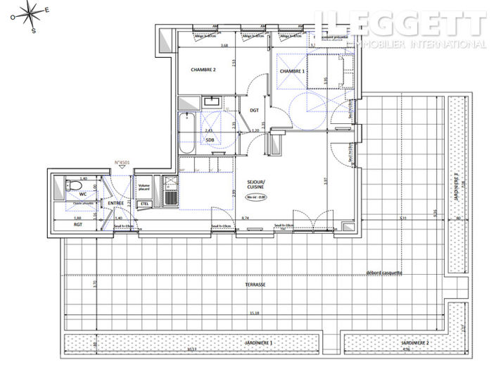 Image No.3-Appartement de 2 chambres à vendre à Cagnes-sur-Mer